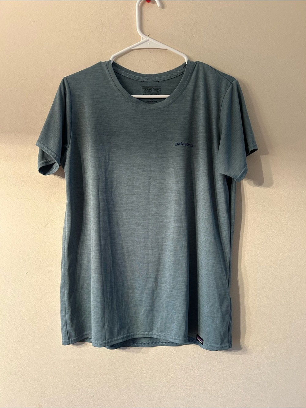 Patagonia Short-Sleeve Crew T-Shirt in Dusty Teal Blue
